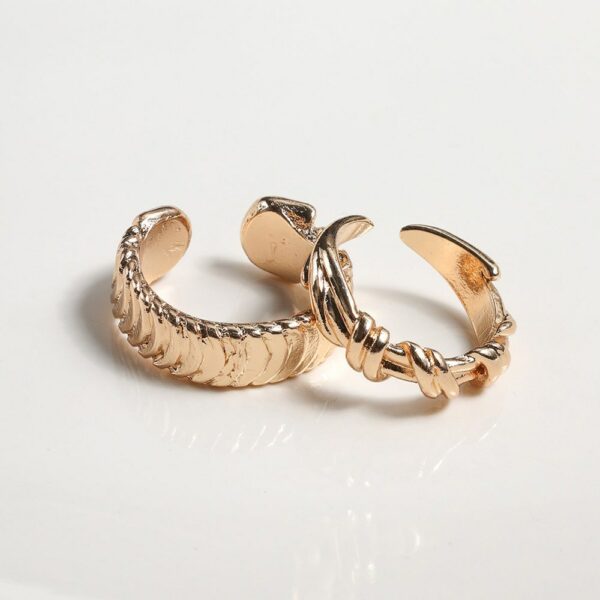 Organic Stacked Hoops